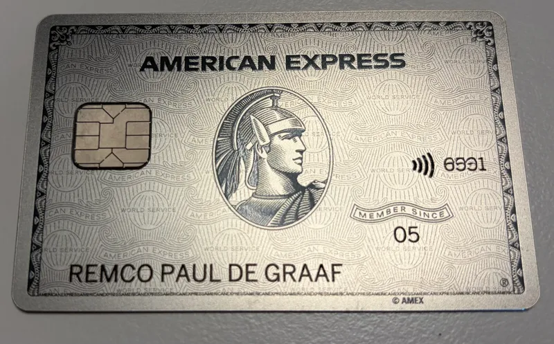 American Express Platinum Card van Remco de Graaf, Member Since 2005
